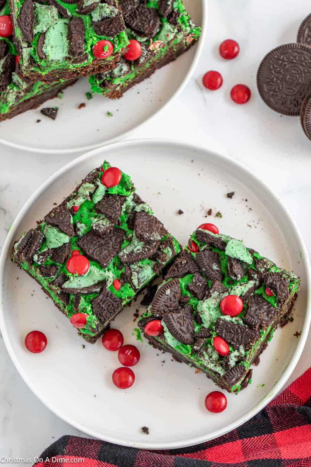 Grinch Brownies
