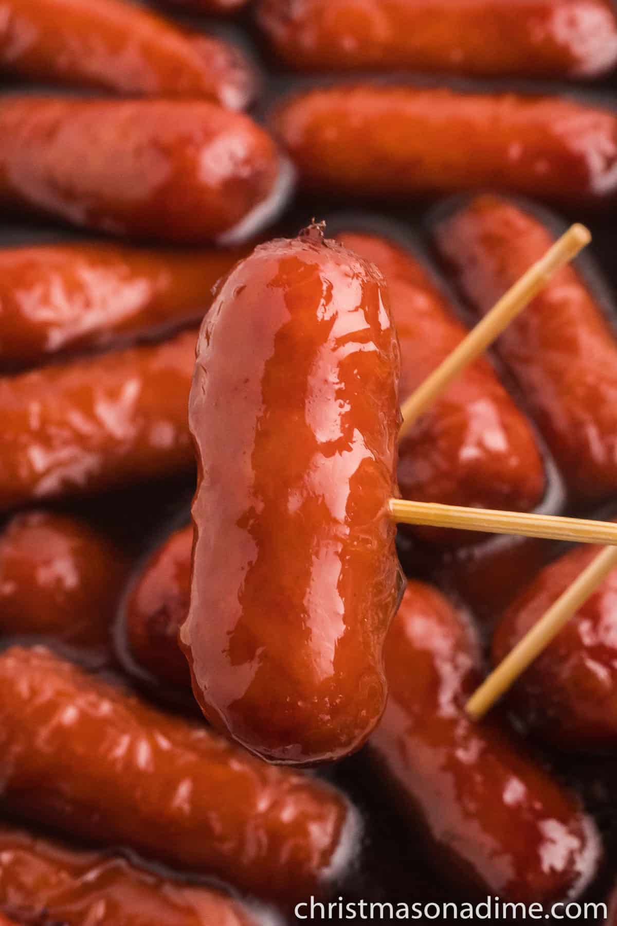 Beanie Weenies in a baking dish