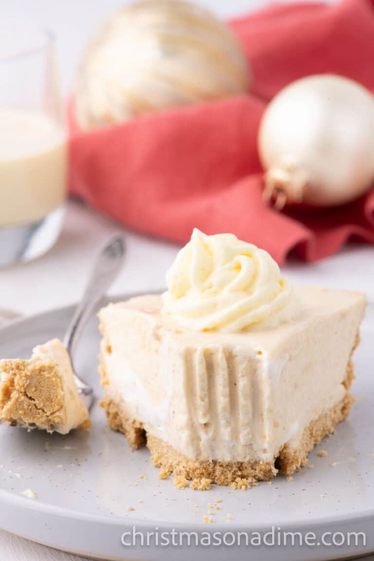 No Bake Eggnog Pie
